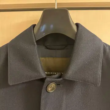 MACKINTOSH 네이비 스텐카라 코트 새상품급