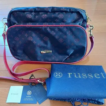 russet 네이비 숄더백