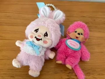 몽치치 COLORS 키체인 컬러즈 베리 핑크 세트