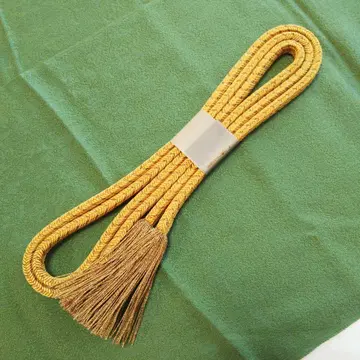 순수 실크 화려한 장식 허리띠 미사용품 [ 914 ]