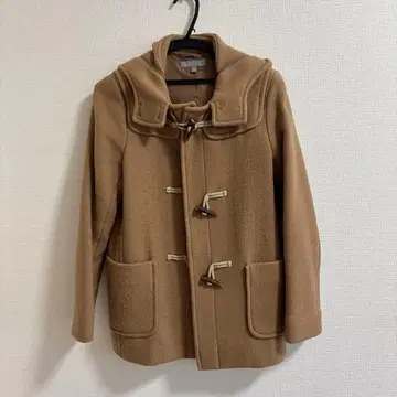베이지 더플 코트 M 사이즈 울 혼방