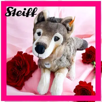 초레어 슈타이프 정품 늑대 스노리 40cm 완판템 늑대 브라운