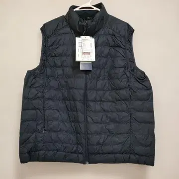 새상품 빅 사이즈 4L 다운 베스트 네이비 경량