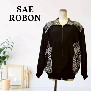 zG601 [ F ] SAE ROBON 블루종 풀 집업 오버 사이즈