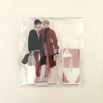 밑면이 넓은 페이크 팩트 립 아크릴 스탠드 Qpa day off