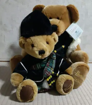 해롯 곰 봉제 인형 (의상 포함) 세트