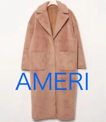 새상품급 AMERI 샤기 롱 코트