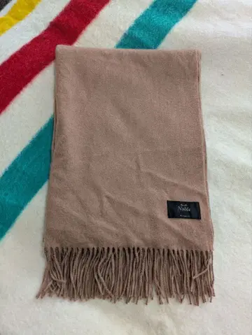 노블 Noble 캐시미어 100% 대형 스톨 카멜