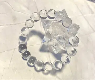 [ 하자품 ] 수정 ( 관통 논홀 팔찌 )