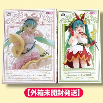 [세트 특가] 하츠네 미쿠 원더랜드 프라이스 피규어 2종 세트