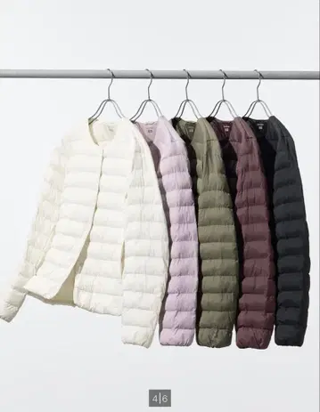 유니클로 웜 퍼프 테크 컴팩트 자켓 블랙 M