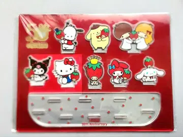 50주년 기념 딸기신문 딸기 캐릭터 아크릴 스탠드 세트