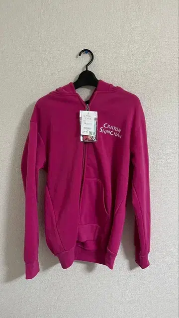 크레용 신짱 와니야마 씨 핑크 후드티 TV 아사히 테레아사