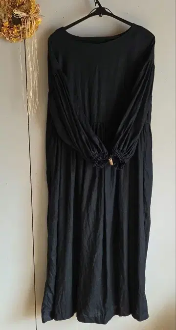 린넨 롱 원피스