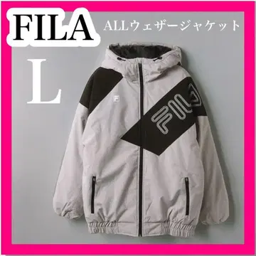 미사용 휠라 ALL웨더 자켓 그레이 L 발수 충전솜 아우터