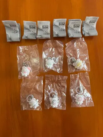 가챠 산리오 메지루시 액세서리 포근포근 스노우 세미 컴플리트 세트