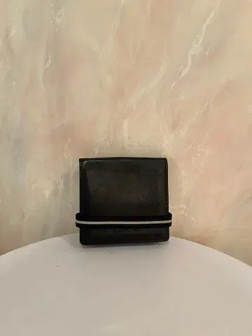 아네스베 블랙 가죽 코인 케이스 지갑 컴팩트