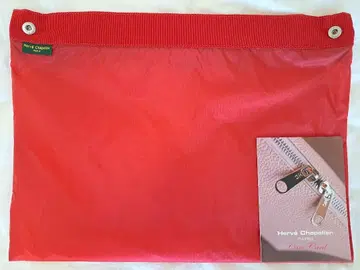 미사용 에르베 샤펠리에 파라슈트 크로스 파우치 M 1900si 루즈 루즈
