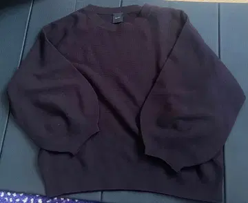 Spick&Span 다크 브라운 7부 소매 니트