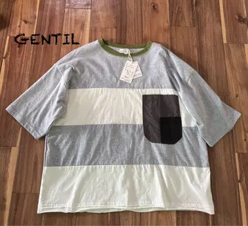 [ 새상품 ] GENTIL 보더 T셔츠 장티 5390엔 택 포함