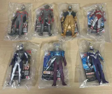 울트라맨 소프트 비닐 세트.