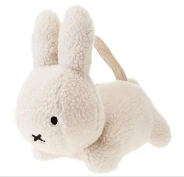 토끼 봉제 인형 숄더백 화이트 화이트 복슬복슬 miffy