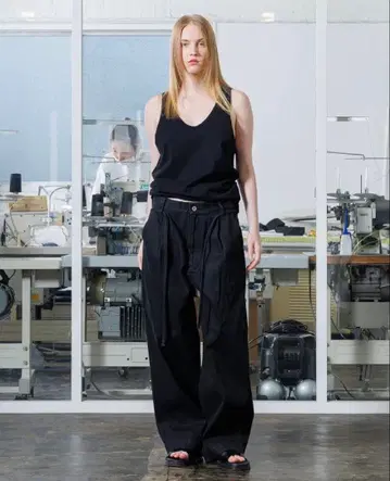 voaaov 데님 팬츠 블랙 0 사이즈