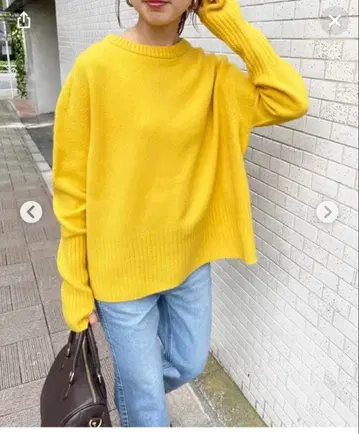 스픽 앤 스팬 롱 슬리브 풀오버 울 니트