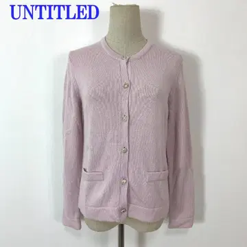 언타이틀 가디건 핑크 장식 버튼 울 아크릴 3 C4771