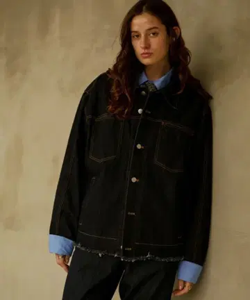 soerte 컷오프 데님 자켓