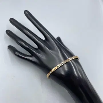 22 빈티지 골드 뱅글 로마 숫자 스톤 장식