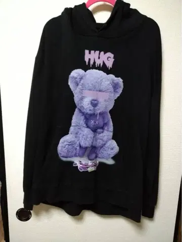 Wrouge HUG 곰 디자인 후드티