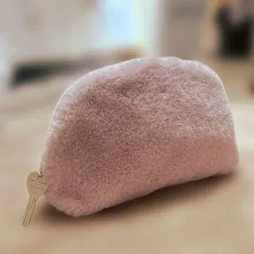 여성용 백 파우치 핑크 Open doors and get sleep