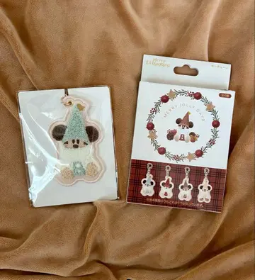 [품절] 릴린린 키체인 디즈니 크리스마스 민트 블루