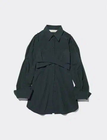 [ 새상품 ] 뷔스티에 콤비네이션 셔츠 by rokh