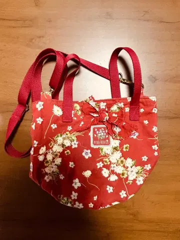 핑크하우스 꽃무늬 숄더백