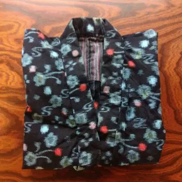 체크무늬 겉옷 빈티지 원단