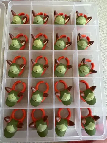 동물 머리 캡슐 토이 세트