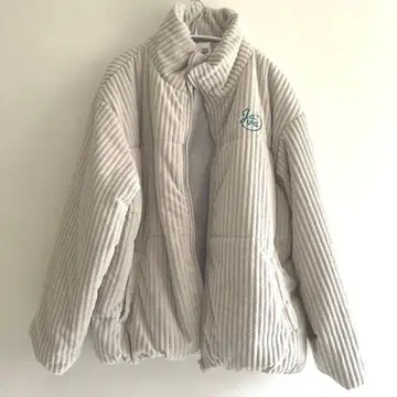 JaVa 코듀로이 다운 자켓 그레이