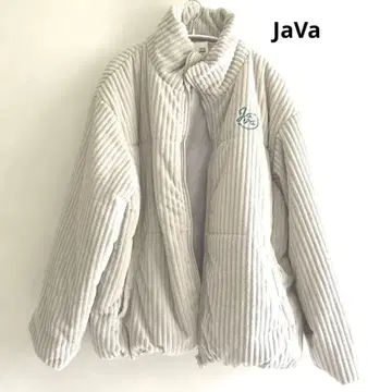JaVa 코듀로이 다운 자켓 그레이