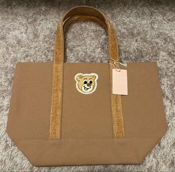 페이러 올드 테디 와펜 토트백 베이지