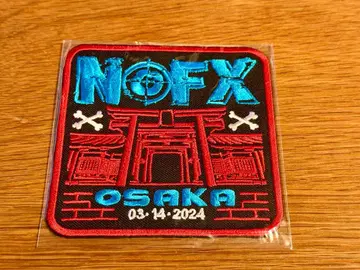 NOFX 와펜 패치 오사카 한정판