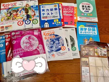 (미사용 새상품) 챌린지 학습 참고서 세트 4학년 2022년 6개월분