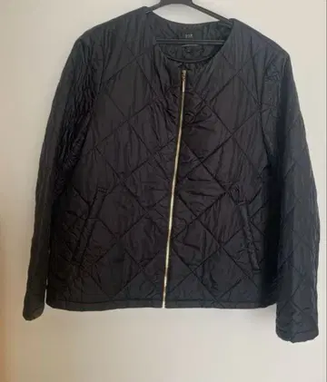 23구 워셔블 충전솜 퀼팅 숏 블루종 블랙 사이즈 44