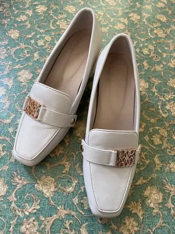 RANDA 2WAY 모노그램 로퍼 신발 M 사이즈