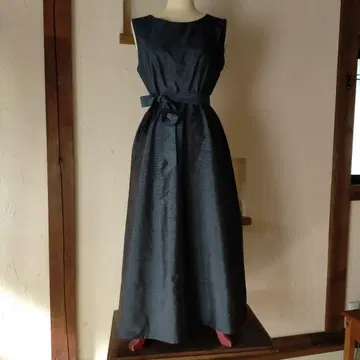 오시마 명주 A라인 원피스 기모노 리메이크