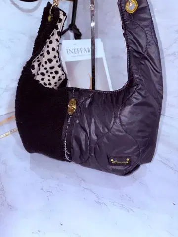 원 숄더 블랙 나일론 보아 핸드메이드