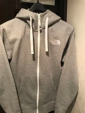 THE NORTH FACE 그레이 후드티 풀 집업