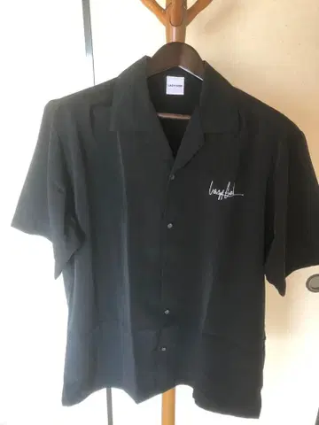 122 LAZY GOD 셔츠 반팔 오픈 카라 볼링