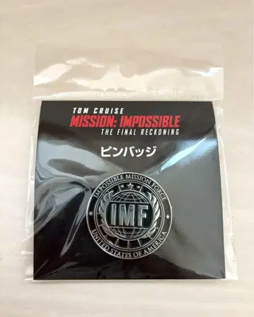[ 미개봉 새상품 ] 미션 임파서블 파이널 레코닝 핀 배지